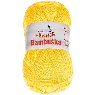 

BELLATEX Příze Bambuška 50 g - 6 žlutá