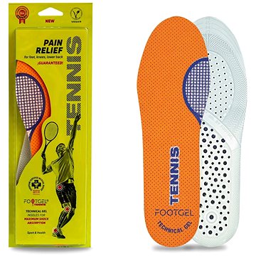 

Footgel Gelové vložky do bot TENIS s vůní - eukalyptus, velikost 39-42