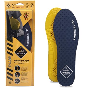 

Footgel Gelové vložky do bot WORKS PLUS Bigfoot s vůní - pomeranč, velikost 48-52