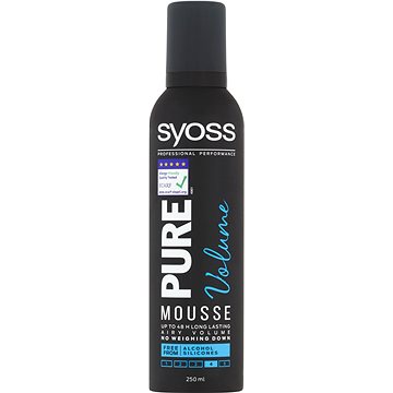 SYOSS Pure Volume Mousse 250 ml - Tužidlo na vlasy