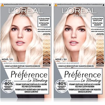 

L'ORÉAL PARIS Préférence Le Blonding Zesvětlovač Ultra Platinum 2 ×