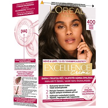 

L'ORÉAL PARIS Excellence 400 Hnědá