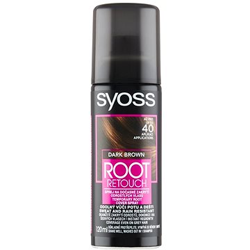 SYOSS Root Retoucher Tmavě hnědý 120 ml - Sprej na odrosty