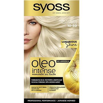 gemakkelijk lobby Broers en zussen SYOSS Oleo Intense 10-50 Clear Ash Blonde 50ml - Hair Dye | Alza.cz