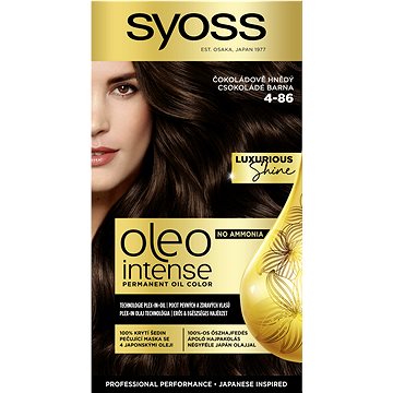 SYOSS Oleo Intense 4-86 Čokoládově hnědý 50 ml - Barva na vlasy