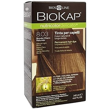 

BIOKAP Nutricolor Delicato Natural Light Blond Gentle Dye 8.03 140 ml
