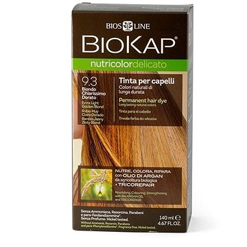 

BIOKAP Nutricolor Delicato Extra Light Golden Blond Gentle Dye 9.30 140 ml