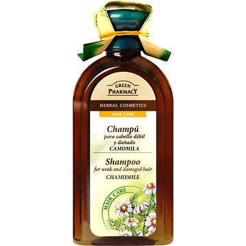 GREEN PHARMACY Šampon pro slabé a poškozené vlasy Heřmánek 350 ml - Šampon