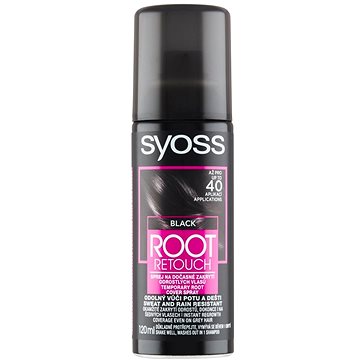 SYOSS Root Retoucher Černý 120 ml - Sprej na odrosty