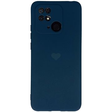 

Vennus Valentýnské pouzdro Heart pro Xiaomi Redmi 10C - tmavě modré
