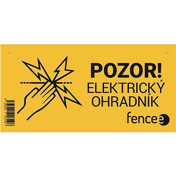 

Výstražná tabulka - POZOR ELEKTRICKÝ OHRADNÍK