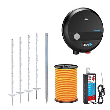 

Set elektrického ohradníku pro koně, poníky, psy, zajíce mini M06