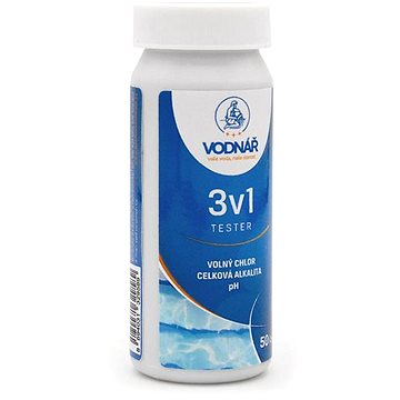 

Vodnář Bazénový tester 3 v 1, 50 ks
