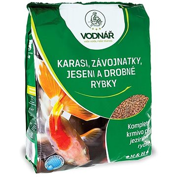 

Vodnář Karasi, závojnatky, jeseni a jiné drobné rybky 0,5 kg
