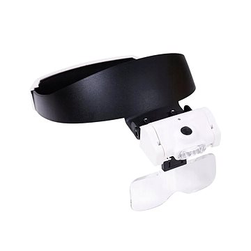 

Verk 09128 náhlavní lupa s LED osvětlením (zvětšení 1×; 1,5×; 2×; 2,5×; 3,5×)