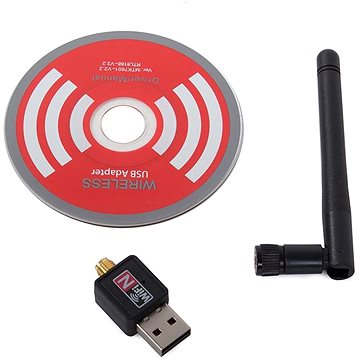 Verk 06194 Wi-Fi adaptér s odnímatelnou anténou USB 300Mbps