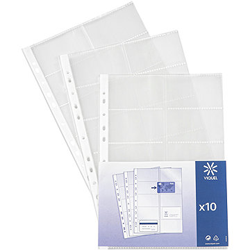 VIQUEL na 20 vizitek A4/100 mikronů, lesklé  - balení 10 ks