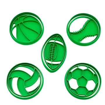 

Vykrojto Sada vykrajovátek Sporty - míče + razítko, 5 ks