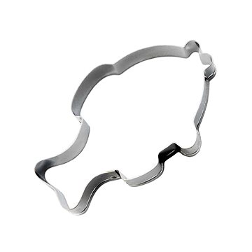 

Vykrojto Kapr 75 × 41 mm, na perníčky