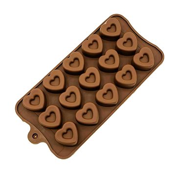 

Vykrojto Forma na čokoládu Srdíčka