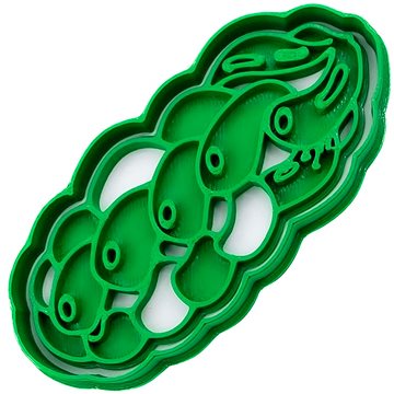 

Vykrojto Vánočka 96 × 48 mm, vánoční