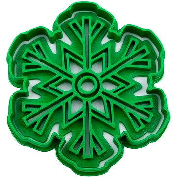 

Vykrojto Vločka 5, 72 × 79 mm, vánoční