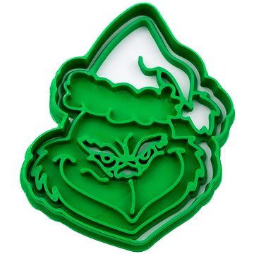 

Vykrojto Grinch 72 × 81 mm, vánoční