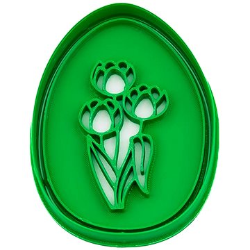 

Vykrojto Vejce s tulipány 62 × 80 mm, velikonoční