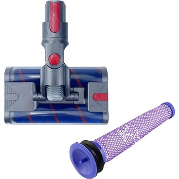 

CareWave Dvouválcový kartáč Elektrický podlahový kartáč s filtry D901 pro Dyson V7, V8