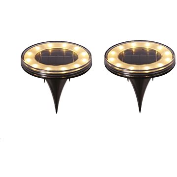 

VELAMP Set 2 zahradních LED solárních světel SPK16