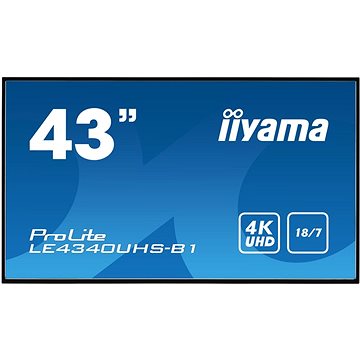 43&quot; iiyama ProLite LE4340UHS-B1 - Velkoformátový displej