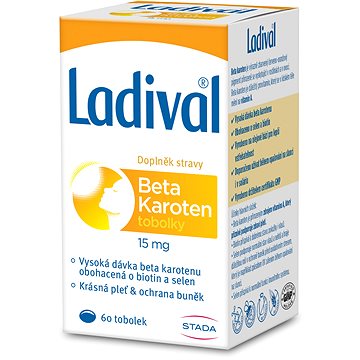 

Ladival Beta karoten 15 mg, 60 tobolek