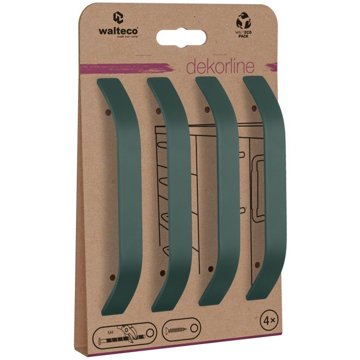 

Walteco Set nábytkových úchytek Lugano rozteč 128 mm, matné zelené, 4 ks