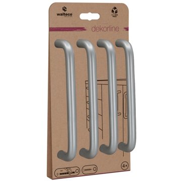 

Walteco Set nábytkových úchytek Gissi rozteč 160 mm, matný chrom, 4 ks