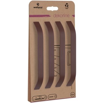 

Walteco Set nábytkových úchytek Lugano rozteč 160 mm, matné vínové, 4 ks