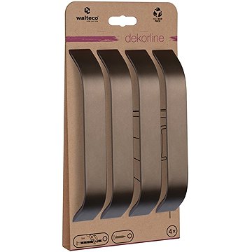 

Walteco Fiesto Set nábytkových úchytek rozteč 160 mm, matná hnědá, 4 ks