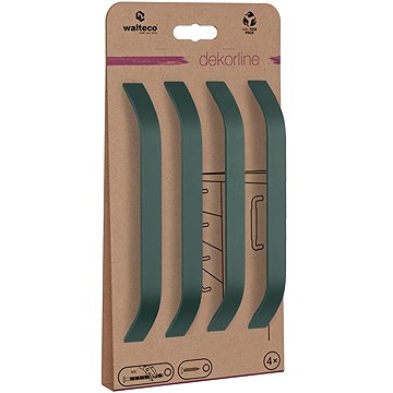 

Walteco Set nábytkových úchytek Lugano rozteč 160 mm, matné zelené, 4 ks