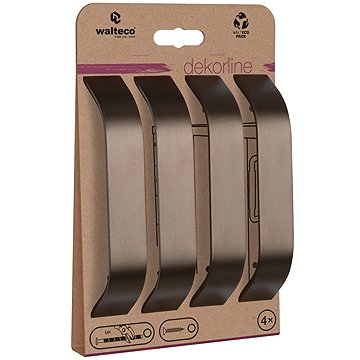 

Walteco Set nábytkových úchytek Fiesto rozteč 128 mm, matné hnědé, 4 ks