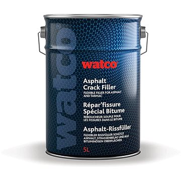 

WATCO Pružná tekutá hmota pro rychlou opravu trhlin v asfaltu a betonu zastudena, 5 l