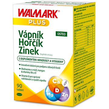 

Walmark Vápník Hořčík Zinek OSTEO 90 tablet