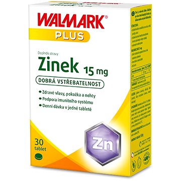 

Walmark Zinek 15mg 90 tablet