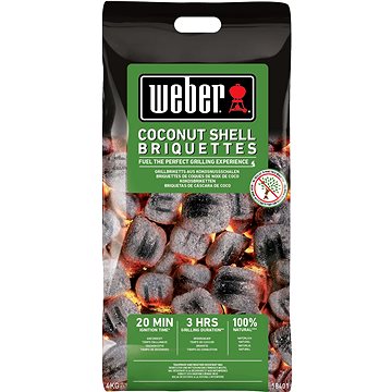 

WEBER Grilovací brikety z kokosových skořápek, 4 kg