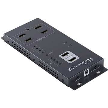 

PremiumCord HDMI matrix switch 4:2 s audiem