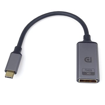 

PremiumCord adaptér USB-C na DisplayPort DP1.4 Male/Female 8K@60Hz a 4k@120Hz 20cm
