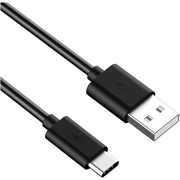 PremiumCord USB-C (M) - USB 2.0 A (M) 50cm, Černý - Datový kabel