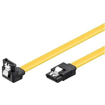 PremiumCord SATA III 90° 0.2m - Datový kabel