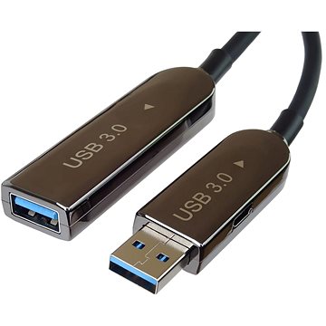 

PremiumCord USB3.2 + 2.0 prodlužovací optický AOC kabel A/Male - A/Female 15 m