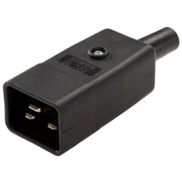 

PremiumCord Konektor síťový 230V/M 16A C20, IEC60320