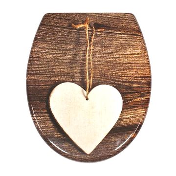

SCHÜTTE Záchodové prkénko pomalé zavírání WOOD HEART