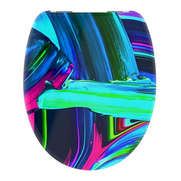 

SCHÜTTE Záchodové prkénko pomalé zavírání NEON PAINT
